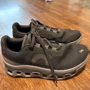 On Running women’s Black and Gray Cloudmonster Athletic Shoes